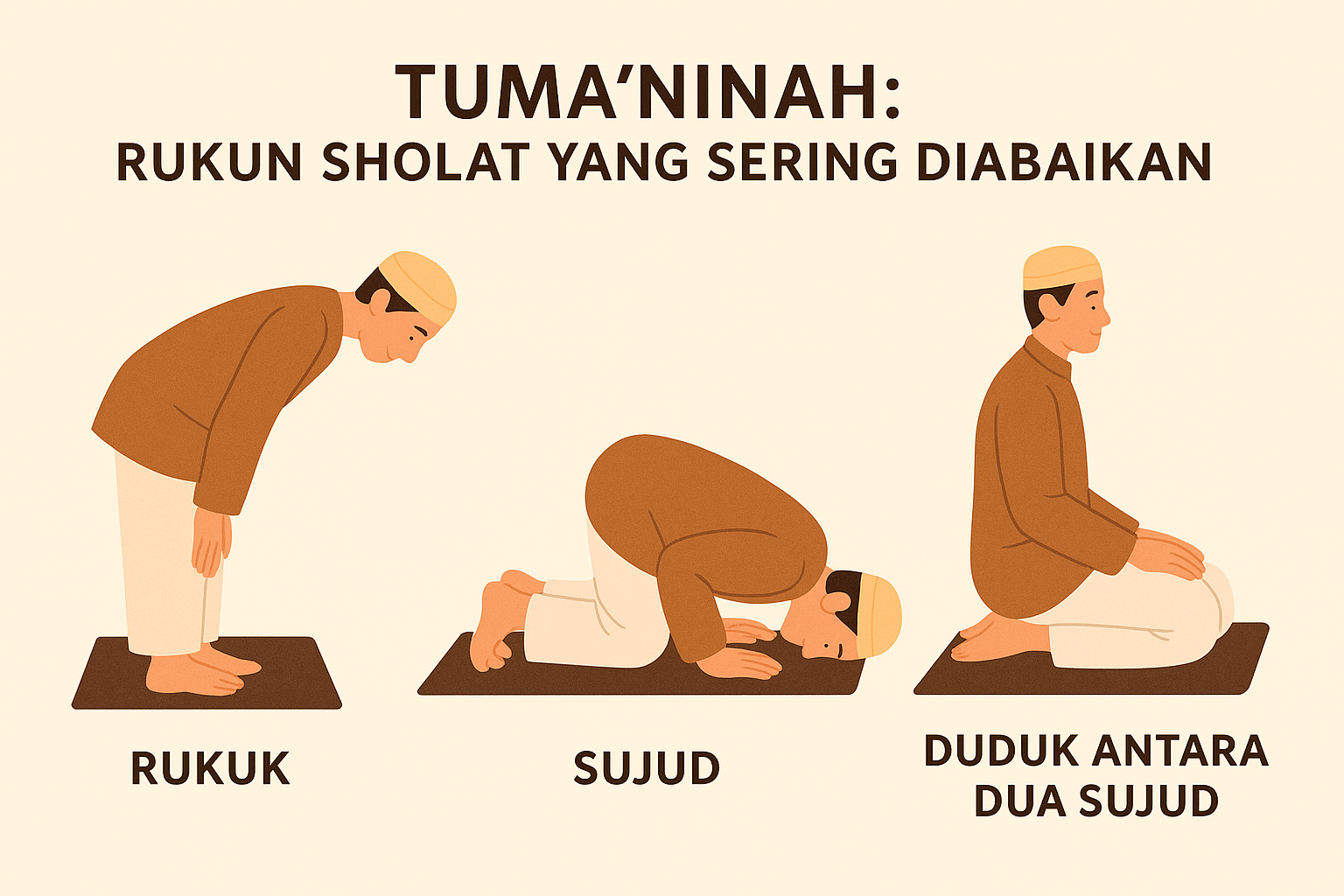 Tuma’ninah Rukun Sholat yang Sering Diabaikan