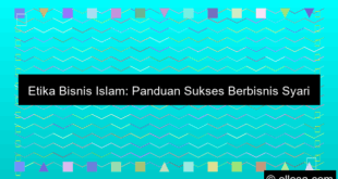Etika Bisnis Islam