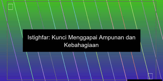 Kekuatan Istighfar