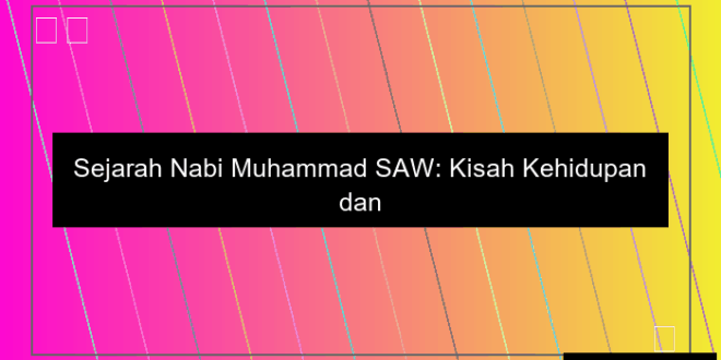Sejarah Nabi